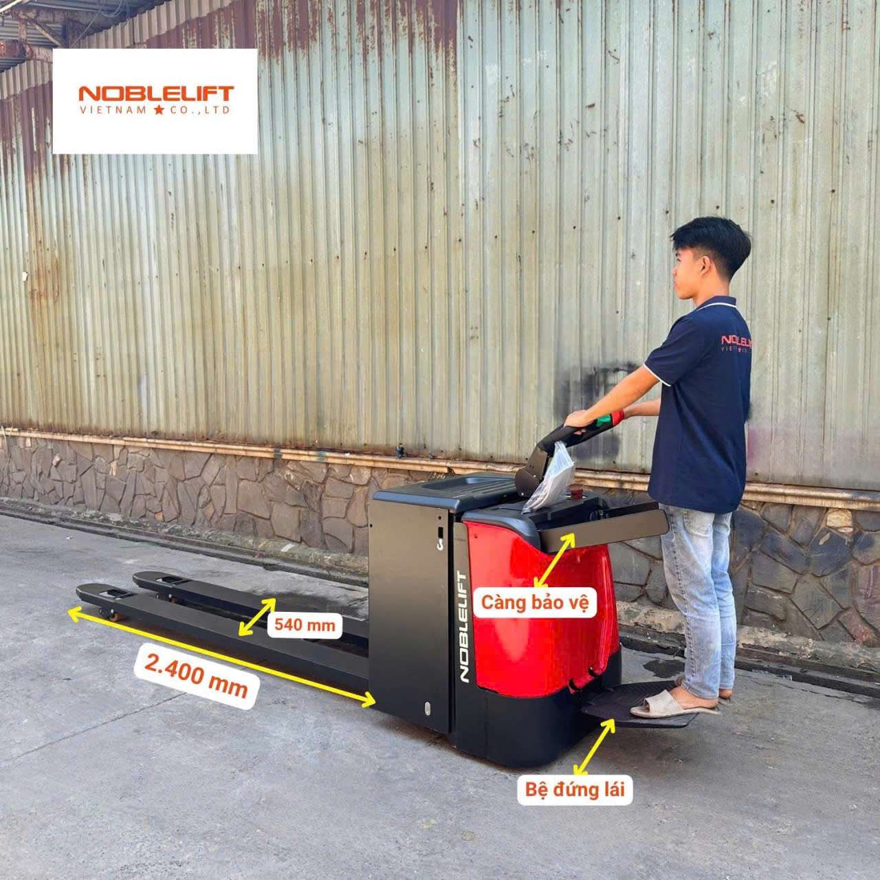 Xe Nâng Điện Thấp 2.5 Tấn PT25N